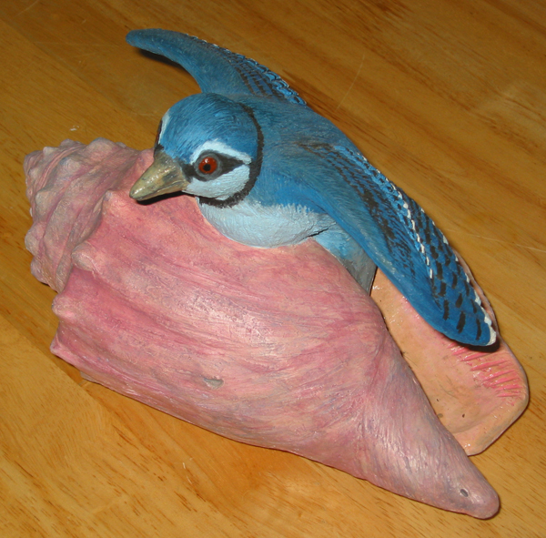 "Bird-Snail Sculpture"