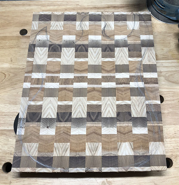 Cutting Board 5, Guitar End Grain Daniel D. Brown, 2018 Laughing